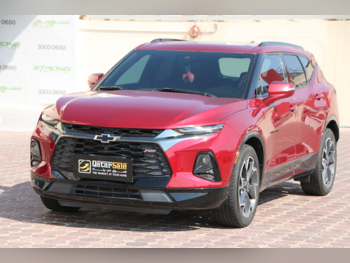 شفروليه بليزر ار اس 2019 اوتوماتيك 96,000 كم 6 سلندر دفع رباعي اس يو في أحمر