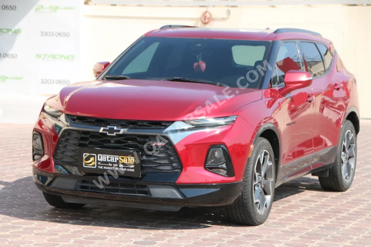 شفروليه  بليزر  ار اس  2019  اوتوماتيك  96,000 كم  6 سلندر  دفع رباعي  اس يو في  أحمر