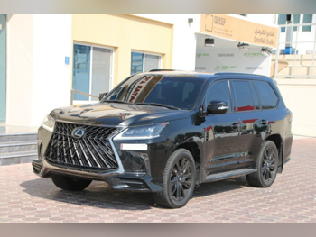 لكزس ال اكس 570 اس بلاك ايديشن 2020 اوتوماتيك 293,000 كم 8 سلندر دفع رباعي اس يو في أسود