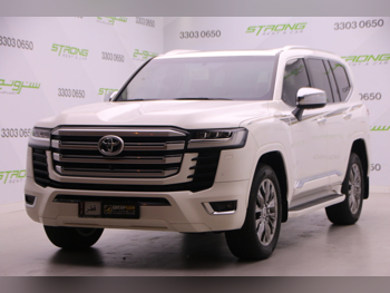 تويوتا  لاند كروزر  في اكس توين توربو  2024  اوتوماتيك  95,000 كم  6 سلندر  دفع رباعي  اس يو في  أبيض  تحت الضمان