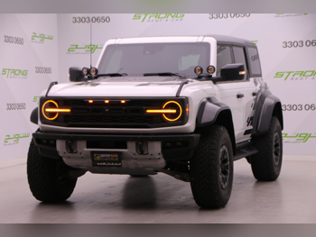 Ford  Bronco  Raptor  2023  Automatic  27,000 Km  6 Cylinder  Four Wheel Drive (4WD)  SUV  White  With Warranty