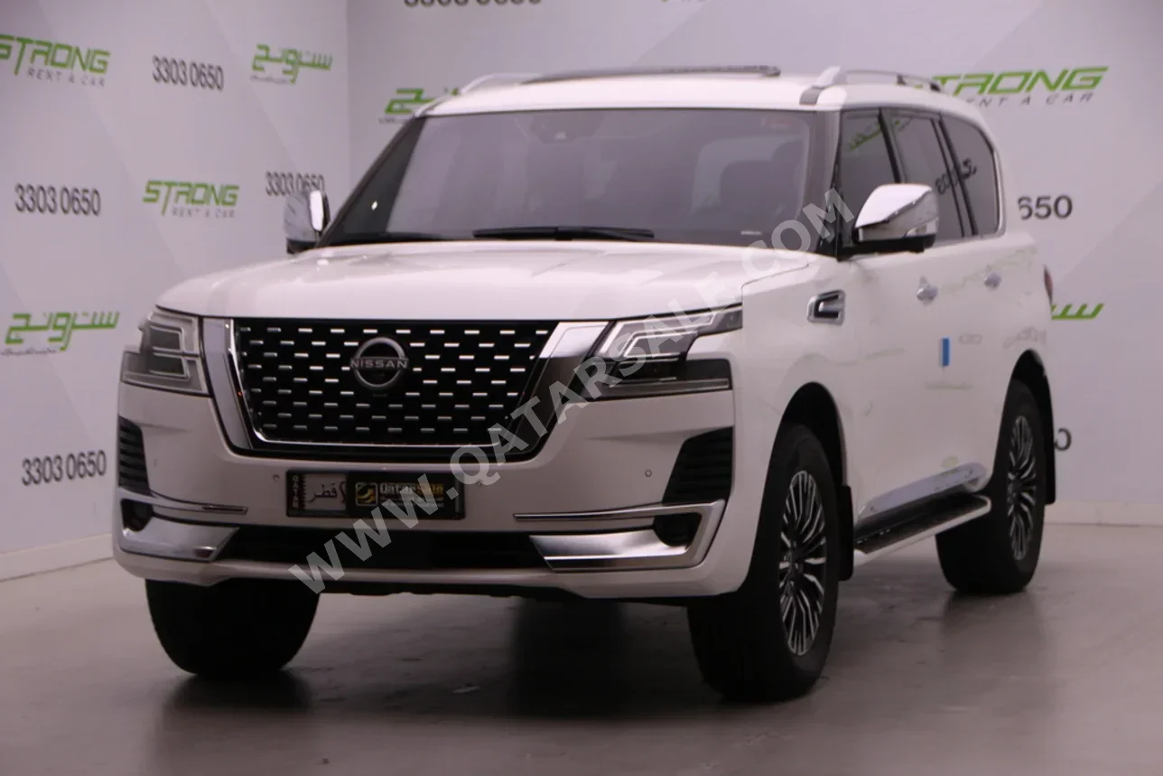 نيسان  باترول  بلاتنيوم  2022  اوتوماتيك  58,000 كم  6 سلندر  دفع رباعي  اس يو في  أبيض  تحت الضمان