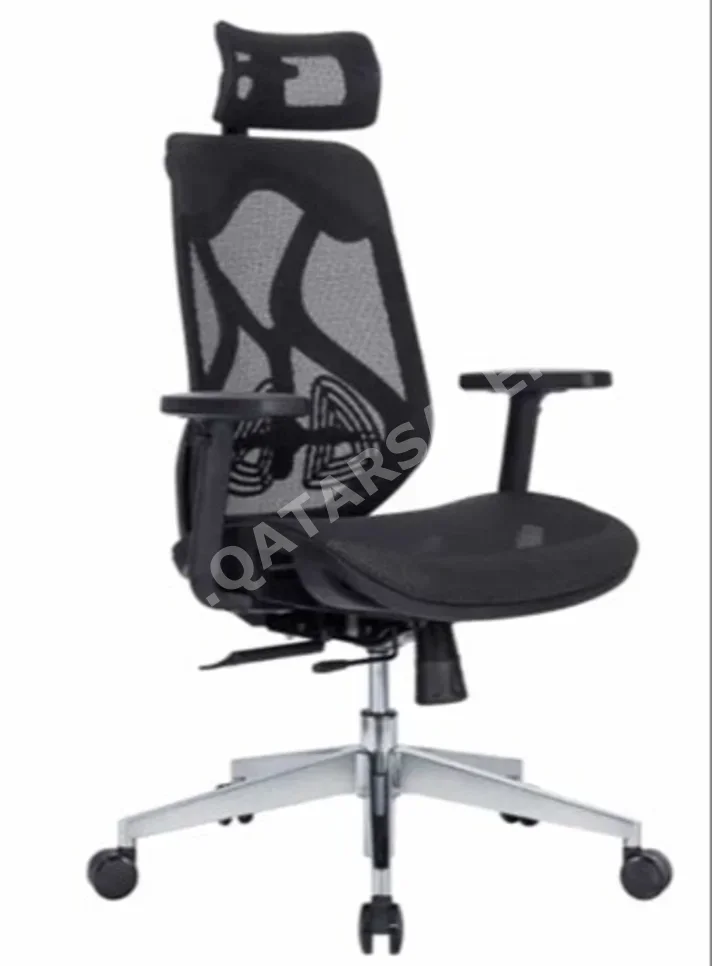 الأرائك والكنب والكراسي كرسي - جلدية الماتش - أسود