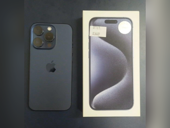 Mobile Phones Apple  - iPhone 15  - Pro  - Blue Titanium  - 128 GB