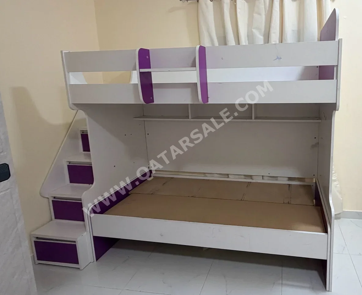 Kids Beds - Bunk Bed  - White