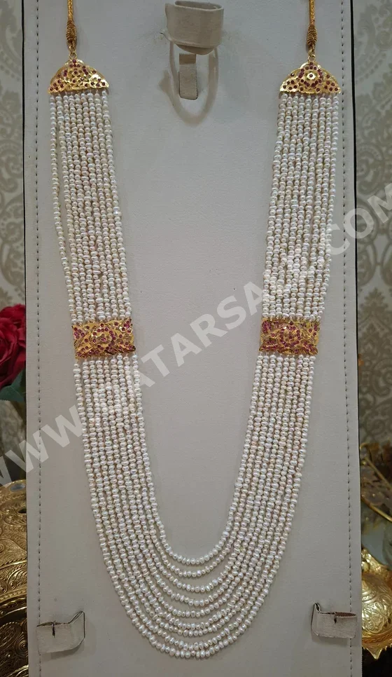 Gold Necklace Bahrain Woman By Item ( Designers ) 14.3 Gram Nature Yellow Gold 21k