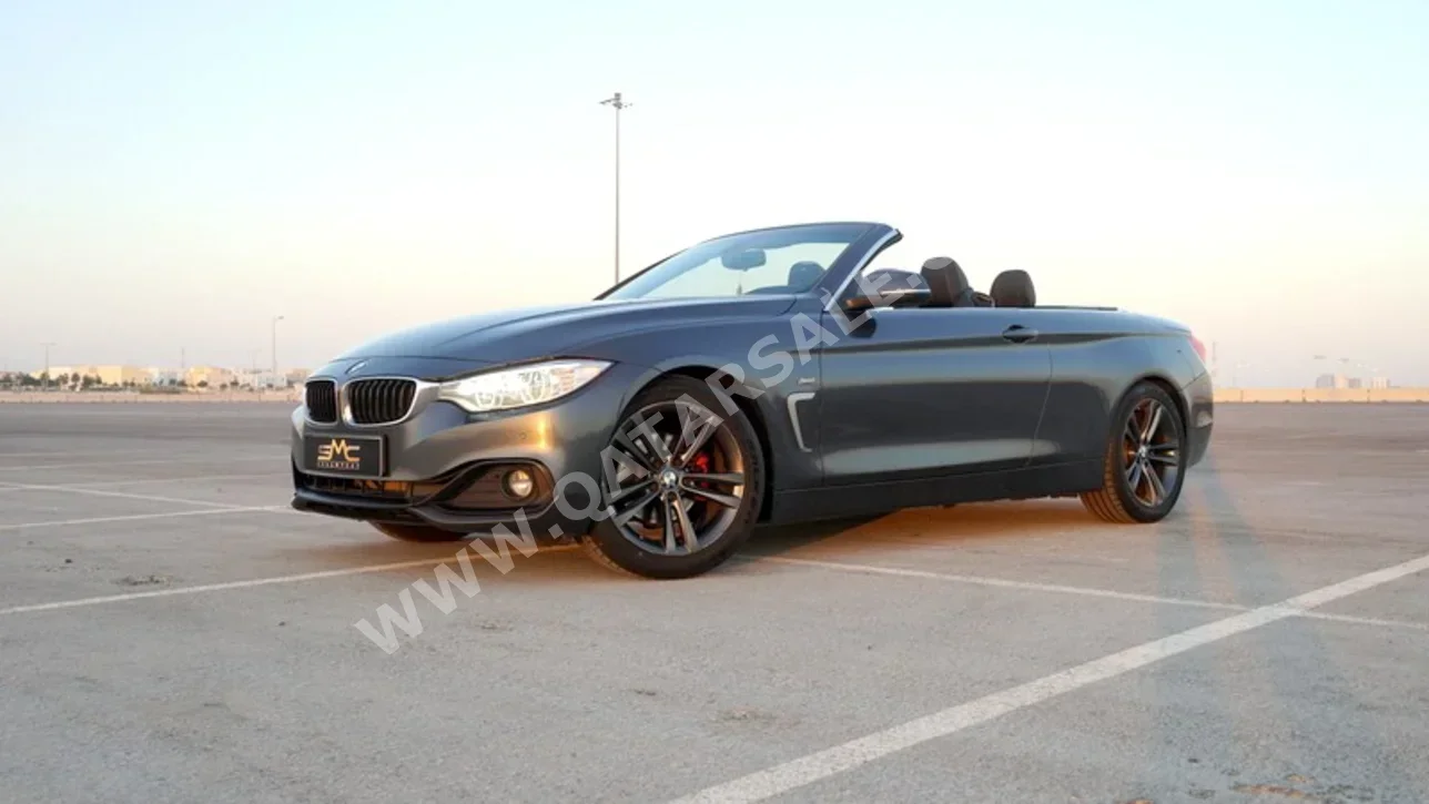 BMW  4-Series  420 I  2017  Automatic  94,000 Km  4 Cylinder  Rear Wheel Drive (RWD)  Convertible  Gray