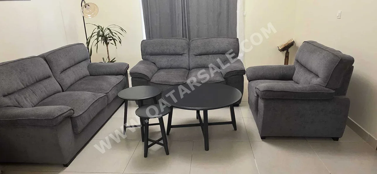 Sofas, Couches & Chairs 2-Seat Sofa & One Armchair  - Fabric  - Green