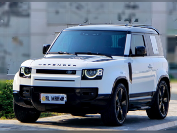 Land Rover  Defender  90 HSE  2022  Automatic  87,000 Km  6 Cylinder  Four Wheel Drive (4WD)  SUV  White  With Warranty