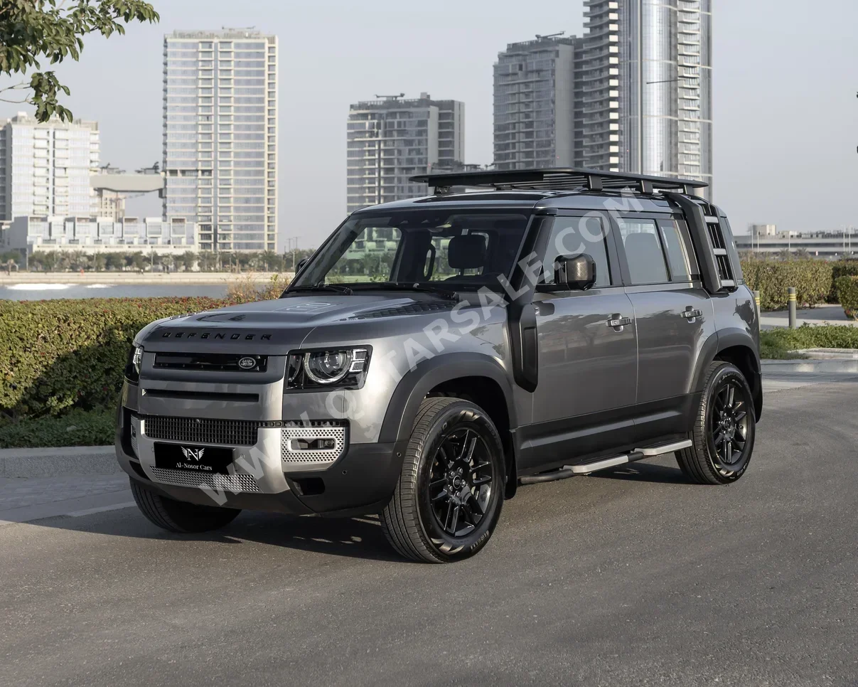 Land Rover  Defender  110 HSE  2020  Automatic  94,000 Km  6 Cylinder  Four Wheel Drive (4WD)  SUV  Gray  With Warranty