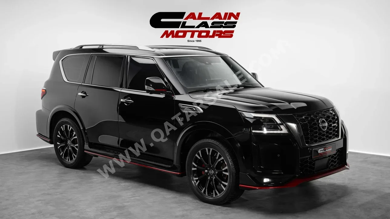 Nissan  Patrol  Nismo  2023  Automatic  12,494 Km  8 Cylinder  Four Wheel Drive (4WD)  SUV  Black