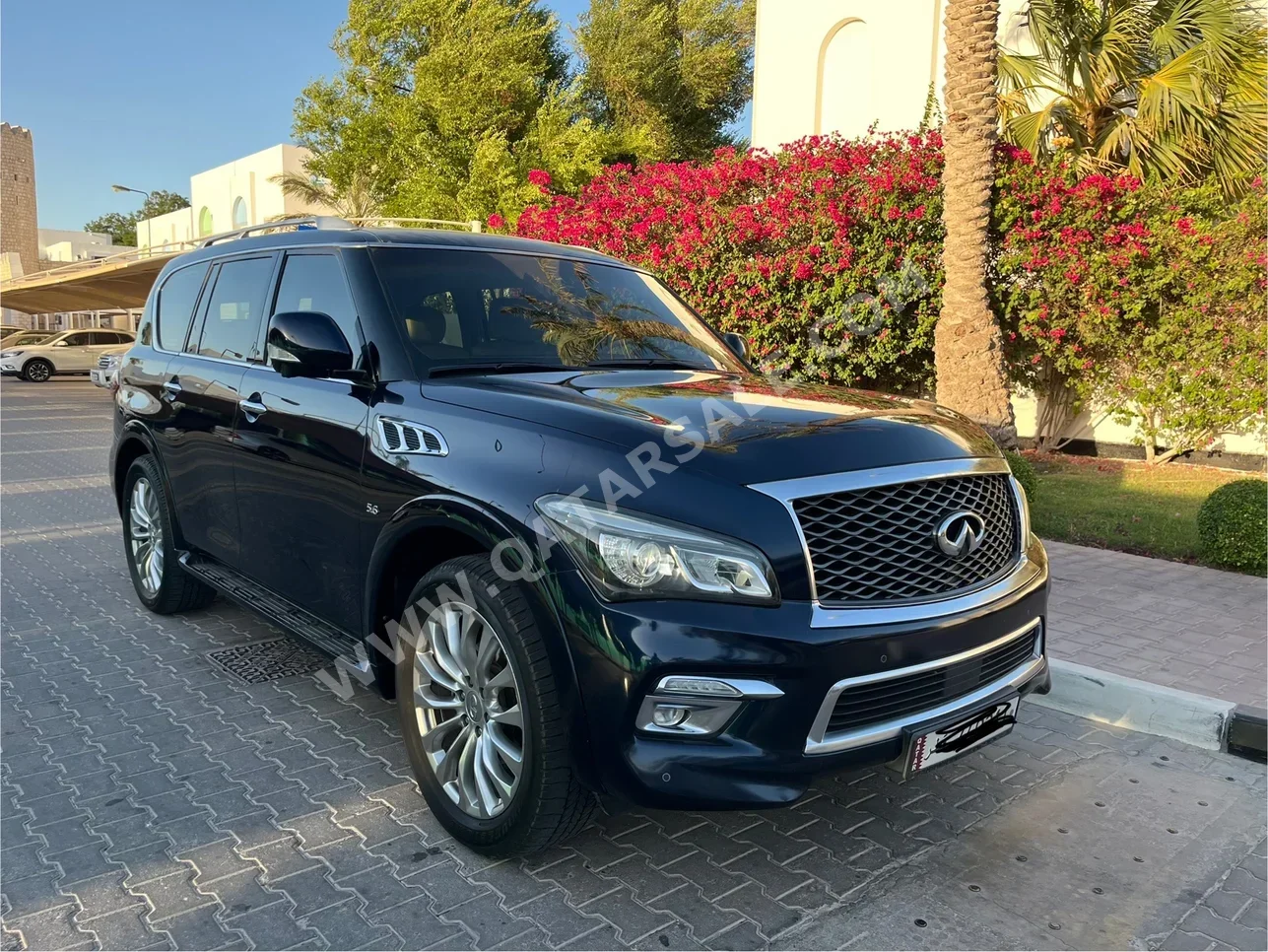 Infiniti QX 80 2016 Automatic 130,000 Km 8 Cylinder Four Wheel Drive (4WD) SUV Blue
