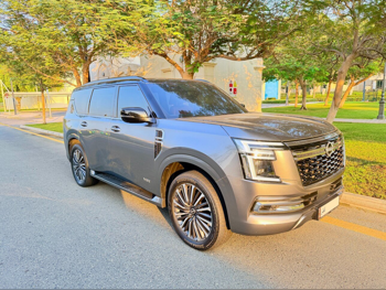 نيسان  باترول  بلاتينيوم تيربو  2025  اوتوماتيك  8,000 كم  6 سلندر  دفع رباعي  اس يو في  رمادي  تحت الضمان