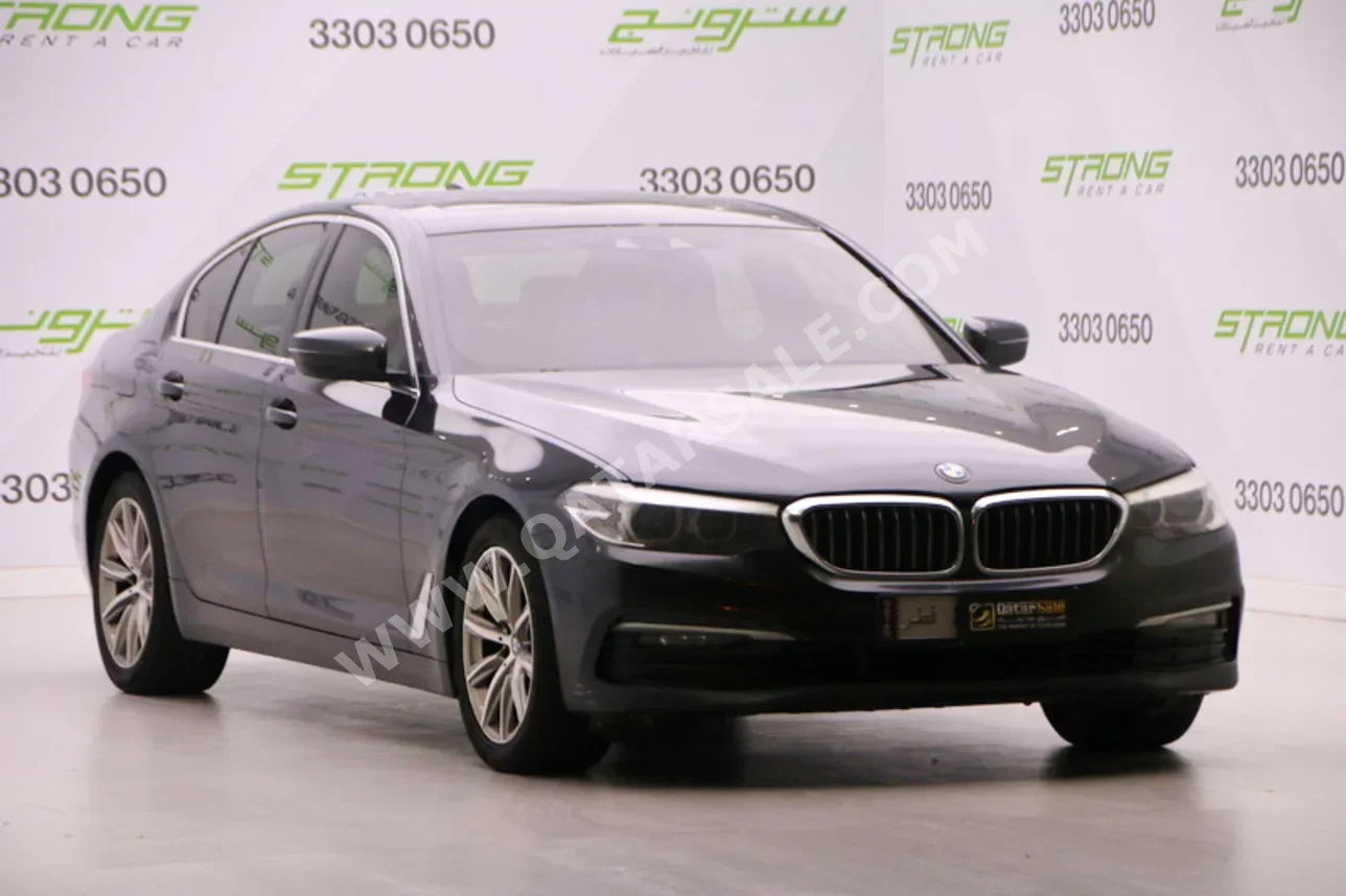 BMW  5-Series  520i  2019  Automatic  205,500 Km  4 Cylinder  Rear Wheel Drive (RWD)  Sedan  Dark Gray