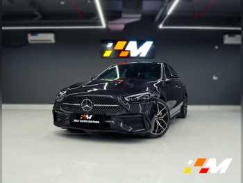 Mercedes-Benz  C-Class  300  2024  Automatic  0 Km  4 Cylinder  Rear Wheel Drive (RWD)  Sedan  Dark Gray  With Warranty