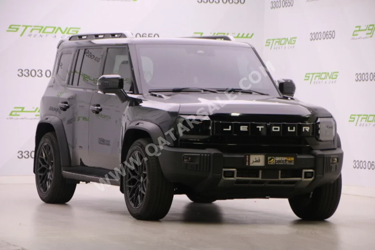 Jetour  T2  Luxury  2025  Automatic  63,000 Km  4 Cylinder  Four Wheel Drive (4WD)  SUV  Black  With Warranty