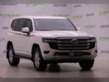 Toyota  Land Cruiser  GXR  2025  Automatic  9,777 Km  6 Cylinder  Four Wheel Drive (4WD)  SUV  White  With Warranty