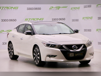 Nissan Maxima SR 2016 Automatic 156,000 Km 6 Cylinder Front Wheel Drive (FWD) Sedan White