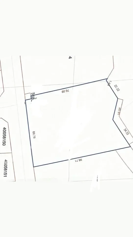 اراضي للبيع في الدوحة - اسلطة الجديدة -المساحة 6,400 متر مربع