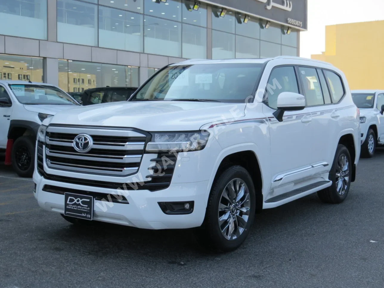 تويوتا لاند كروزر جي اكس ار توين توربو 2026 اوتوماتيك 0 كم 6 سلندر دفع رباعي اس يو في أبيض تحت الضمان