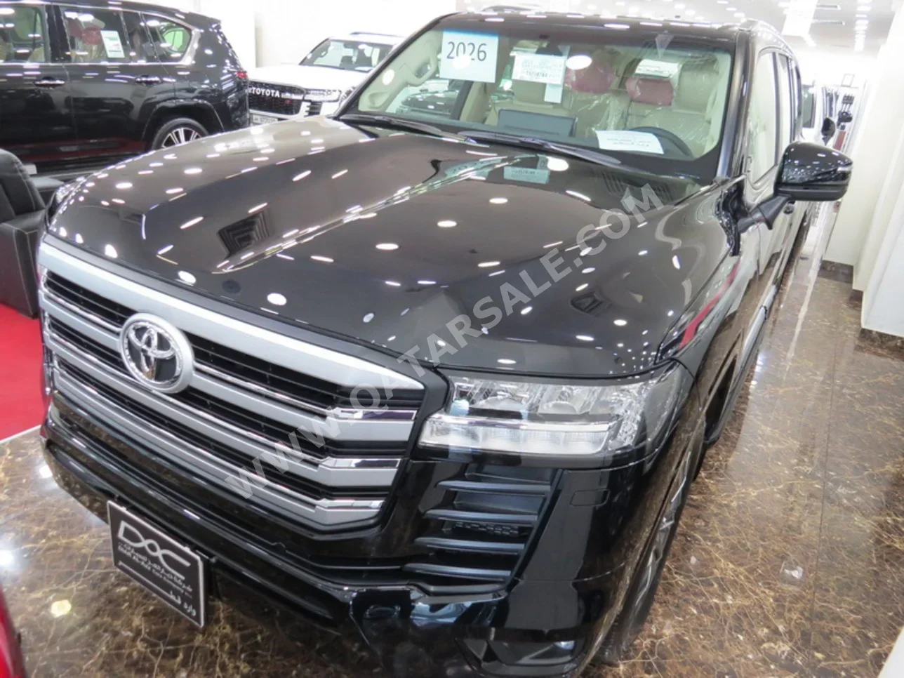 تويوتا لاند كروزر جي اكس ار توين توربو 2026 اوتوماتيك 0 كم 6 سلندر دفع رباعي اس يو في أسود تحت الضمان