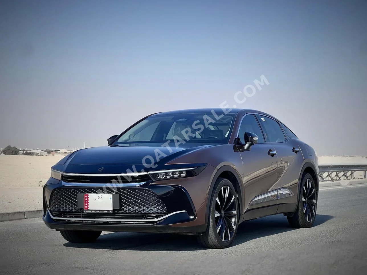 Toyota  Crown  Hybrid  2023  Automatic  15,100 Km  6 Cylinder  Front Wheel Drive (FWD)  Sedan  Brown  With Warranty