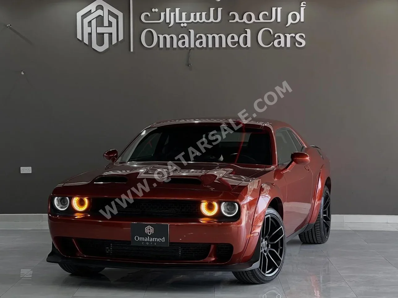 Dodge  Challenger  2022  Automatic  65,000 Km  6 Cylinder  Rear Wheel Drive (RWD)  Coupe / Sport  Orange