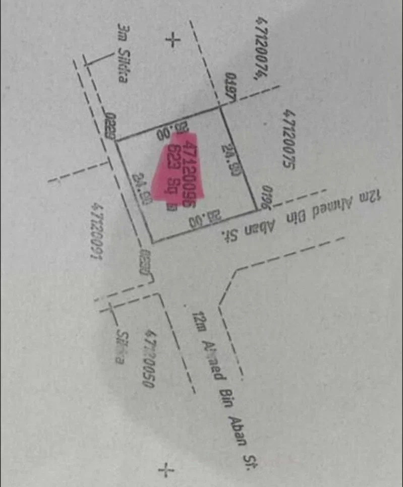 Lands For Sale  in Doha  - Airport  -Area Size 623 Square Meter