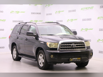 Toyota Sequoia 2015 Automatic 300,000 Km 8 Cylinder Four Wheel Drive (4WD) SUV Black