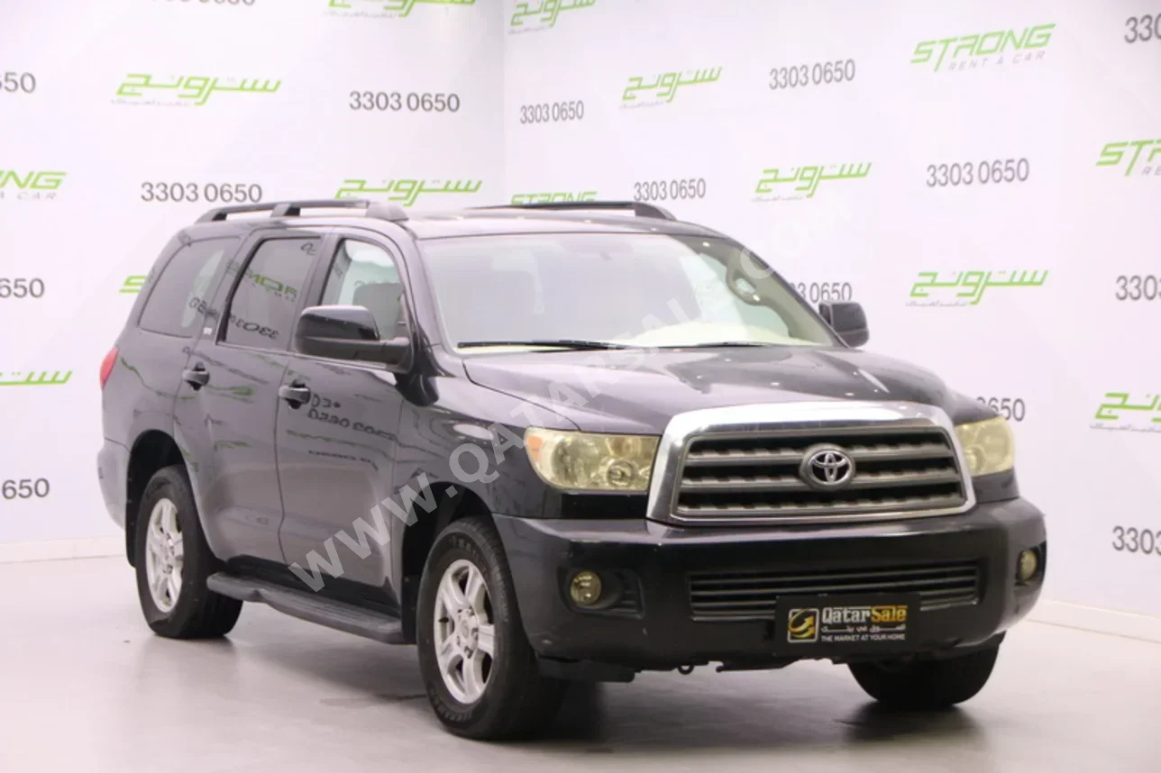 Toyota Sequoia 2015 Automatic 300,000 Km 8 Cylinder Four Wheel Drive (4WD) SUV Black