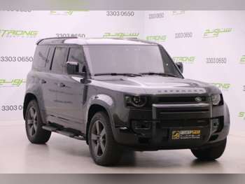 Land Rover  Defender  110 X Dynamic  2023  Automatic  60,000 Km  6 Cylinder  Four Wheel Drive (4WD)  SUV  Black  With Warranty