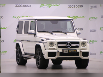 Mercedes-Benz  G-Class  63 AMG  2016  Automatic  74,000 Km  8 Cylinder  Four Wheel Drive (4WD)  SUV  White