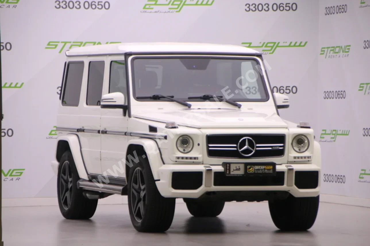 Mercedes-Benz G-Class 63 AMG 2016 Automatic 74,000 Km 8 Cylinder Four Wheel Drive (4WD) SUV White