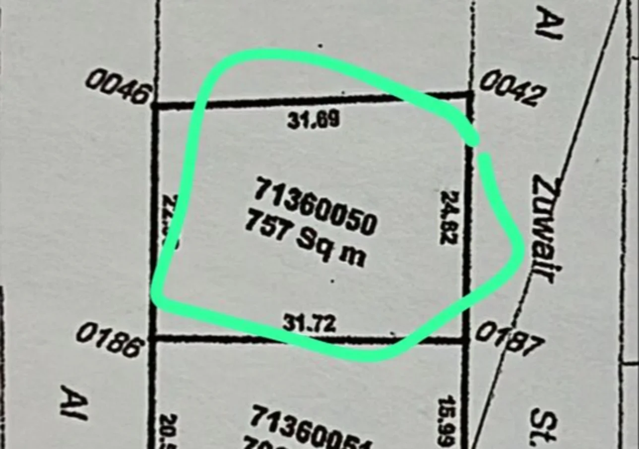 Lands For Sale  in Umm Salal  - Al Kharaitiyat  -Area Size 757 Square Meter