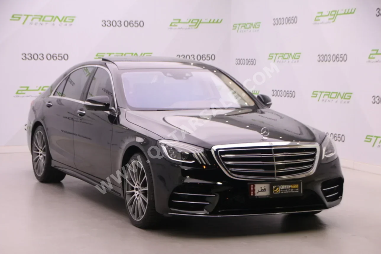 Mercedes-Benz S-Class 560 2018 Automatic 60,000 Km 8 Cylinder Rear Wheel Drive (RWD) Sedan Black