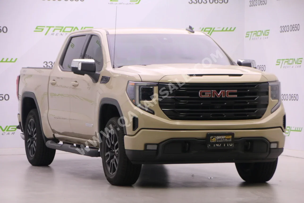 GMC Sierra Elevation 2023 Automatic 83,000 Km 8 Cylinder Four Wheel Drive (4WD) Pick Up Beige With Warranty