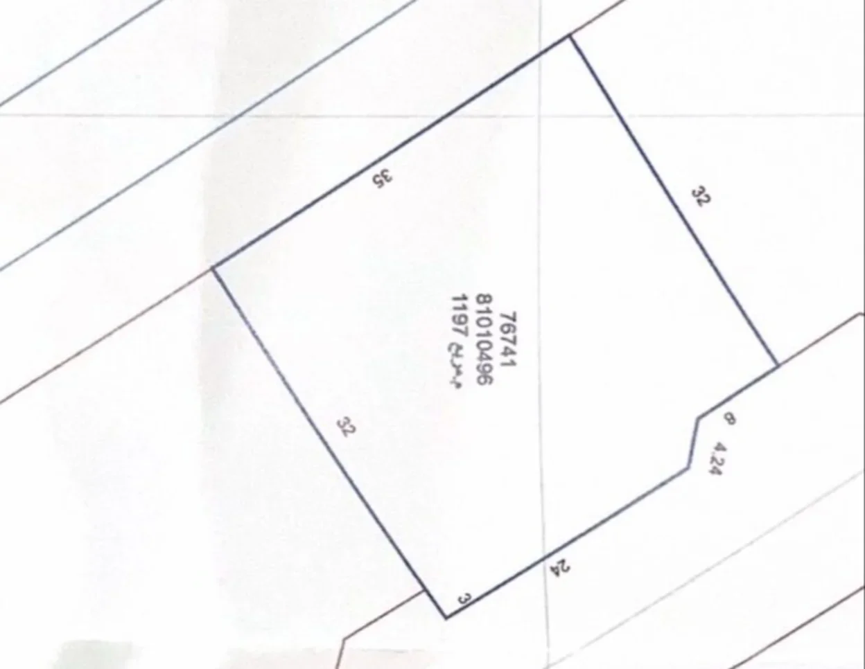 Lands For Sale  in Al Rayyan  - Abu Nakhlah  -Area Size 1,197 Square Meter