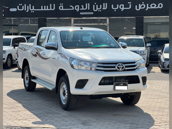 تويوتا  هاي لوكس  2025  اوتوماتيك  0 كم  4 سلندر  دفع رباعي  بيكب  أبيض  تحت الضمان
