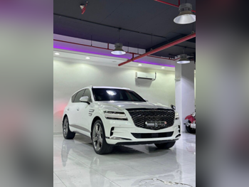 جينيسيس  جي في 80  2023  اوتوماتيك  56,000 كم  6 سلندر  دفع رباعي  اس يو في  أبيض  تحت الضمان
