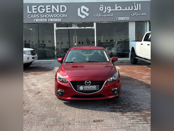 مازدا  مازدا 3  2015  اوتوماتيك  143,000 كم  4 سلندر  سحب امامي  سيدان  أحمر