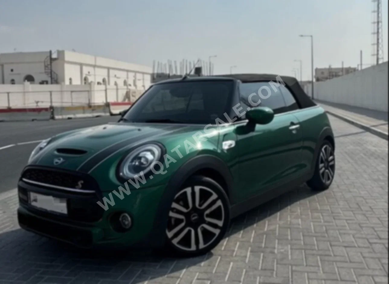 Mini Cooper S 2021 Automatic 84,700 Km 4 Cylinder Front Wheel Drive (FWD) Convertible Green With Warranty