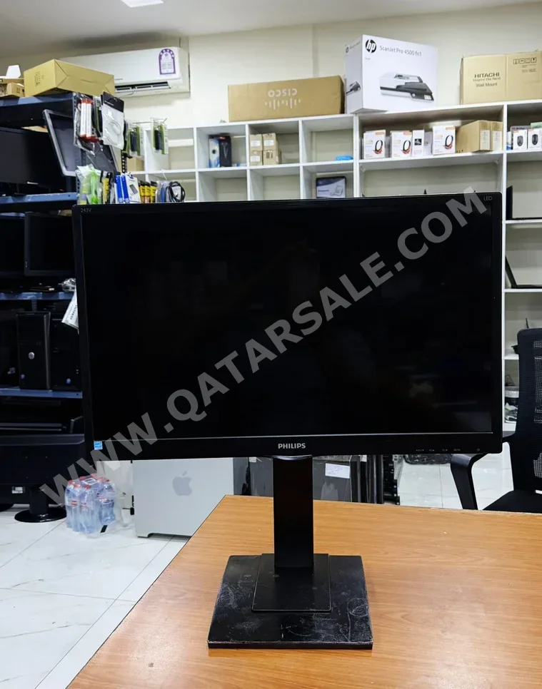 Monitors Philips /  24 Inch  Black  HDMI  Wide Screen  Warranty