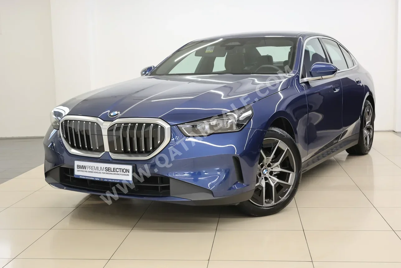 BMW  5-Series  520i  2025  Automatic  15,000 Km  4 Cylinder  Rear Wheel Drive (RWD)  SUV  Blue  With Warranty