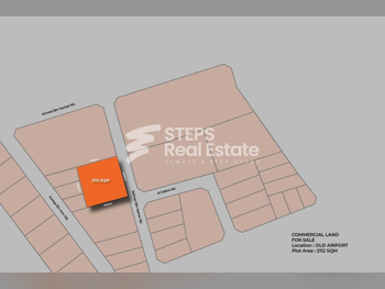 اراضي للبيع  في الدوحة  - المطار القديم  -المساحة 2,112 متر مربع