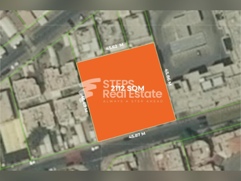 Lands For Sale  in Doha  - Old Airport  -Area Size 2,112 Square Meter