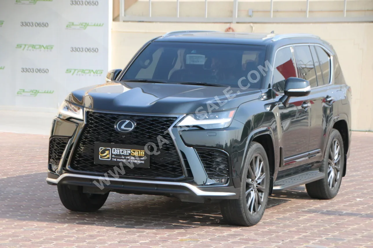Lexus  LX  600 F Sport  2023  Automatic  2,200 Km  6 Cylinder  Four Wheel Drive (4WD)  SUV  Black  With Warranty