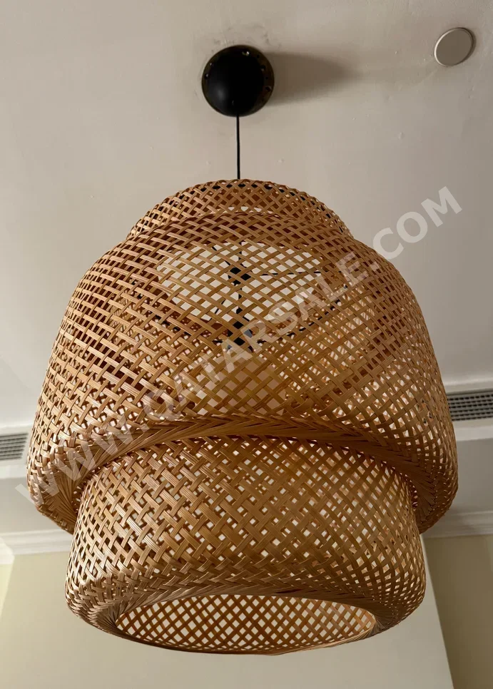 الإضاءة - ايكيا - ثريّا - اللون البيج -عدد المصابيح: 1