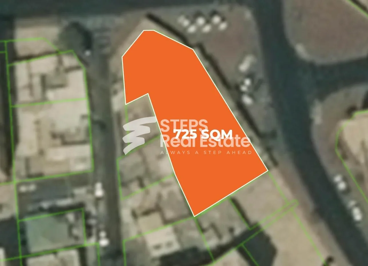 Lands For Sale  in Doha  - Umm Ghuwailina  -Area Size 725 Square Meter