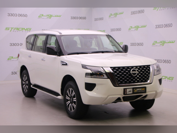 نيسان باترول أكس أي 2024 اوتوماتيك 24,000 كم 6 سلندر دفع رباعي اس يو في أبيض تحت الضمان