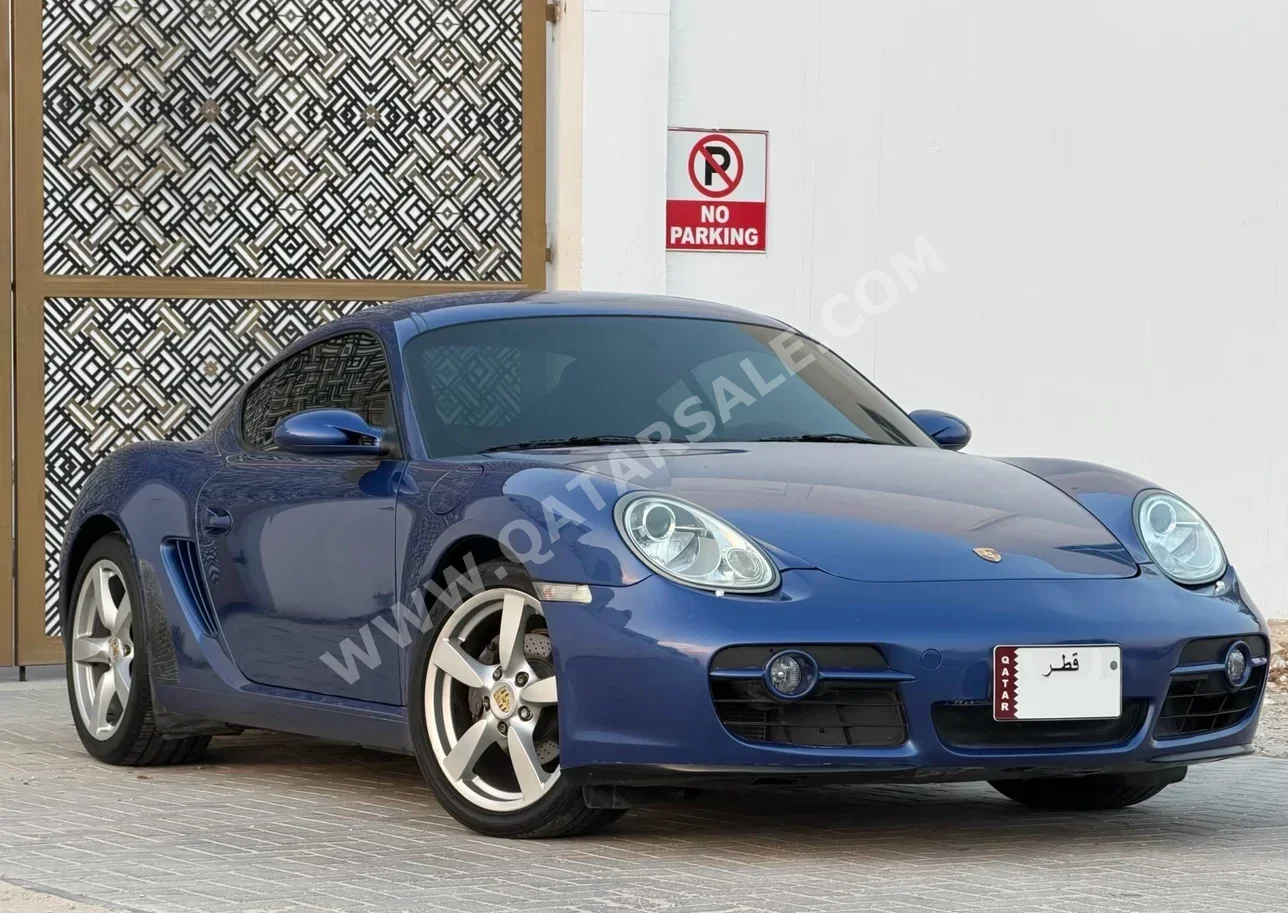 بورش  كايمان  2008  اوتوماتيك  148,000 كم  6 سلندر  دفع خلفي  كوبيه \ سبورت  ازرق